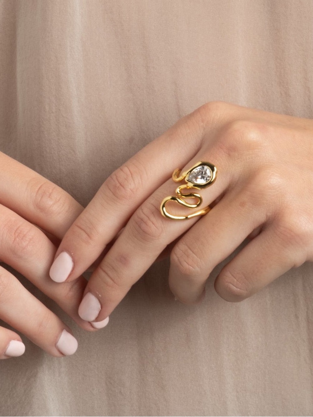 Alexis Bittar Asterales Floating Vine Ring - Picture 5 of 5
